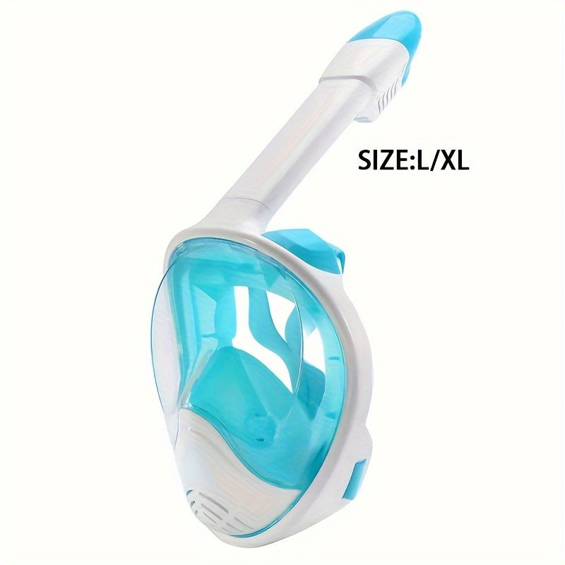 Masque de plongée intégral anti-buée. Vision 180° pour une expérience aquatique inoubliable.