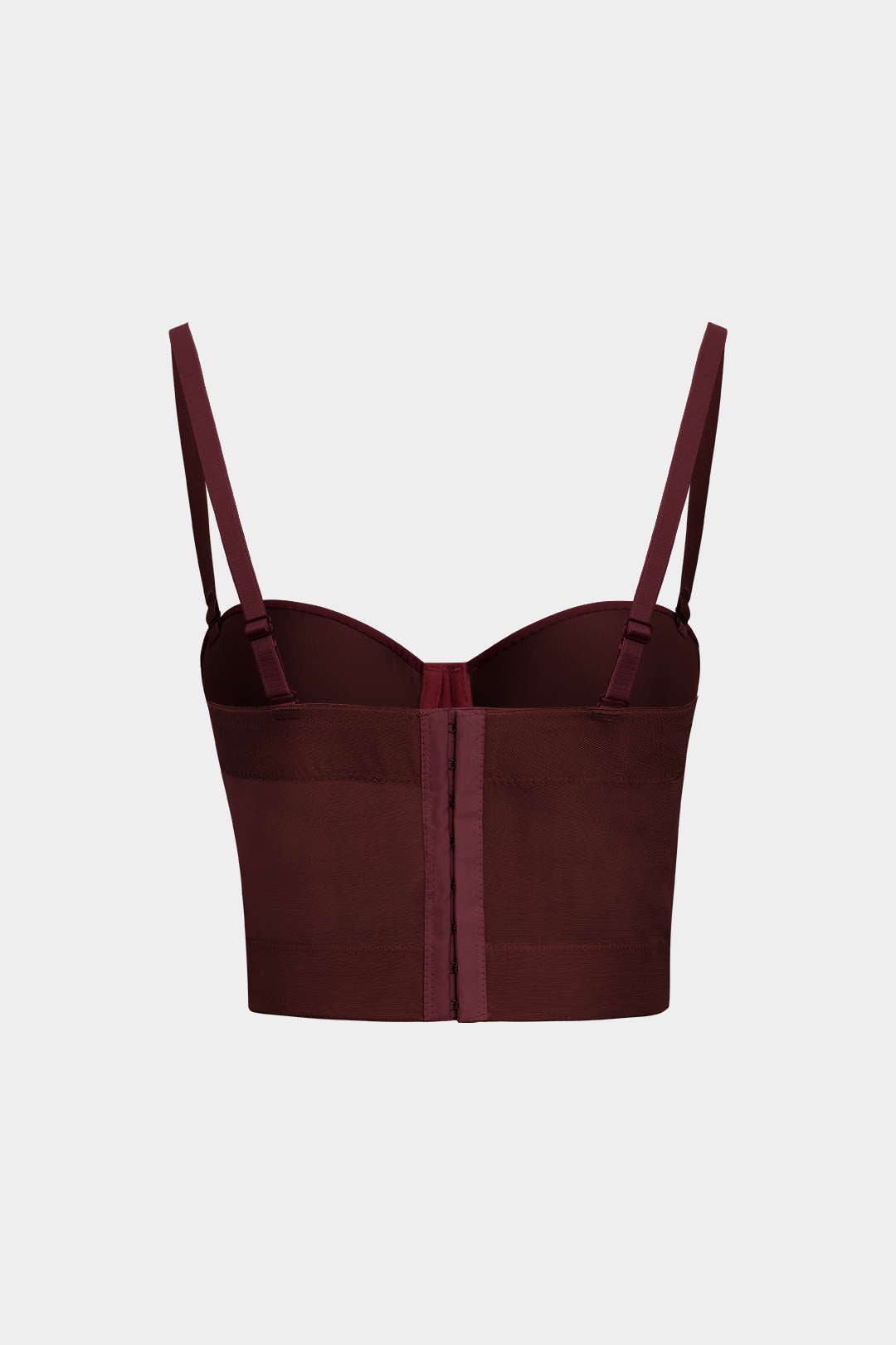 Chic bustier transparent femme, ajusté avec armatures, pour un haut de soirée élégant et moderne.