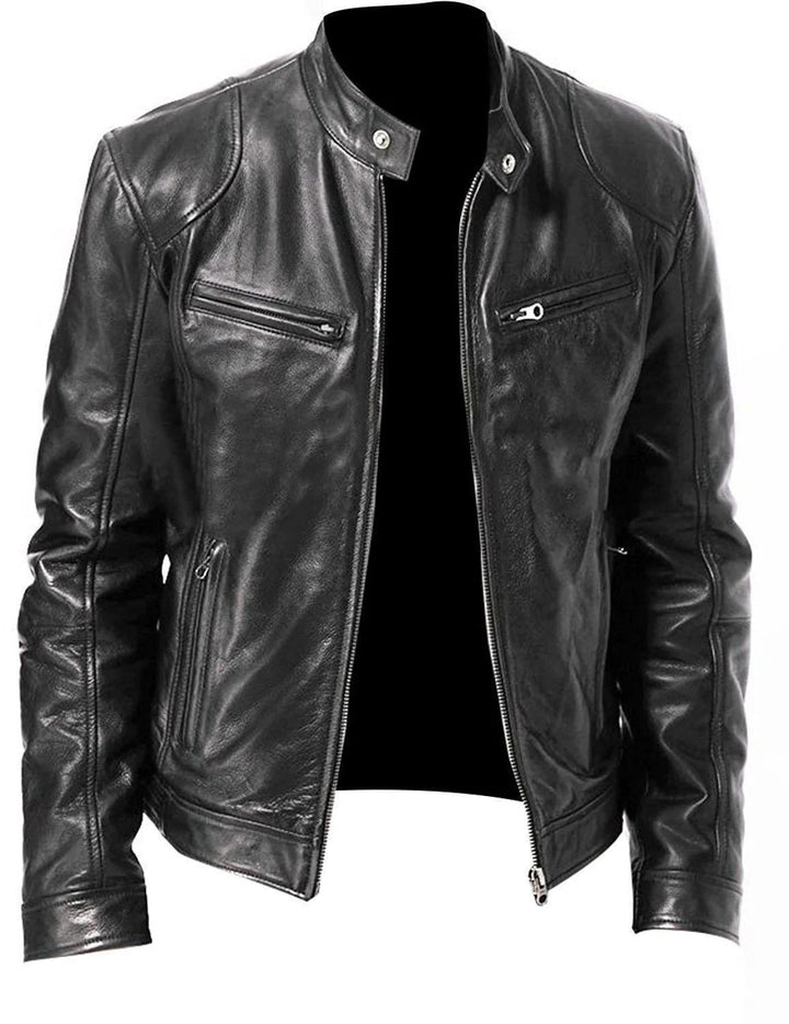 Veste homme Brodie col montant, style moderne et ajusté. Confortable et chaude pour hiver.