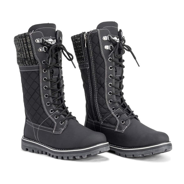 Bottes d'hiver élégantes pour femmes, confortables et antidérapantes, idéales contre la neige.