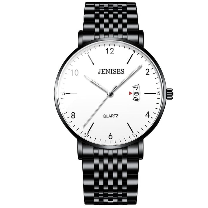 Montre homme élégante en acier inoxydable pour un style intemporel et polyvalent au quotidien.