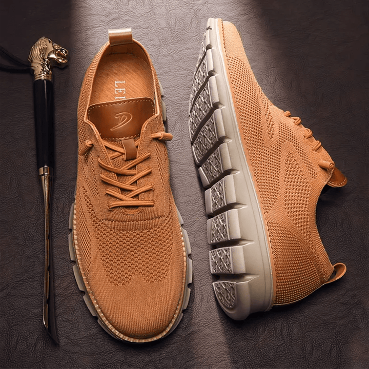 Chaussures hommes respirantes, design épuré, idéales pour le confort quotidien et la mode.