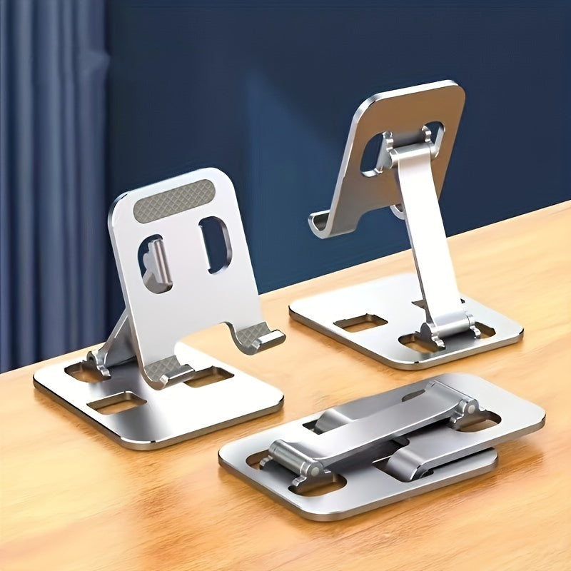 Support téléphone mains libres FLEXHOLD gris pour visioconférence ou films. Pliable, pratique et stable.