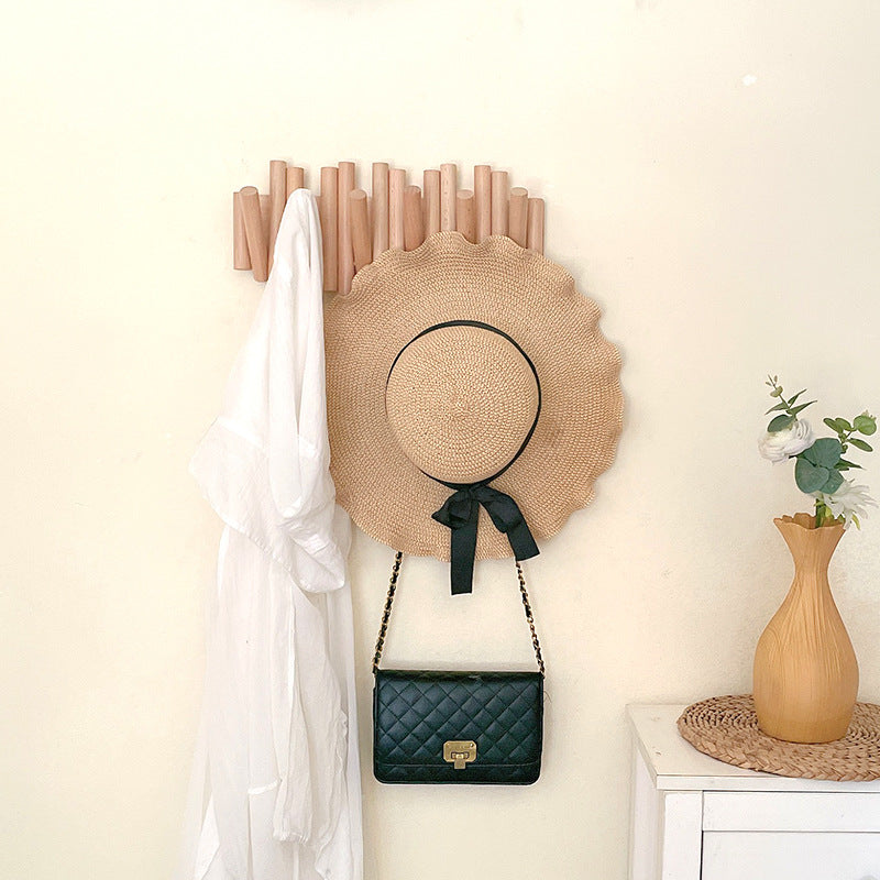 Crochets muraux rétractables pour porte-manteau moderne, parfait pour l'organisation et le rangement intelligent de la maison.