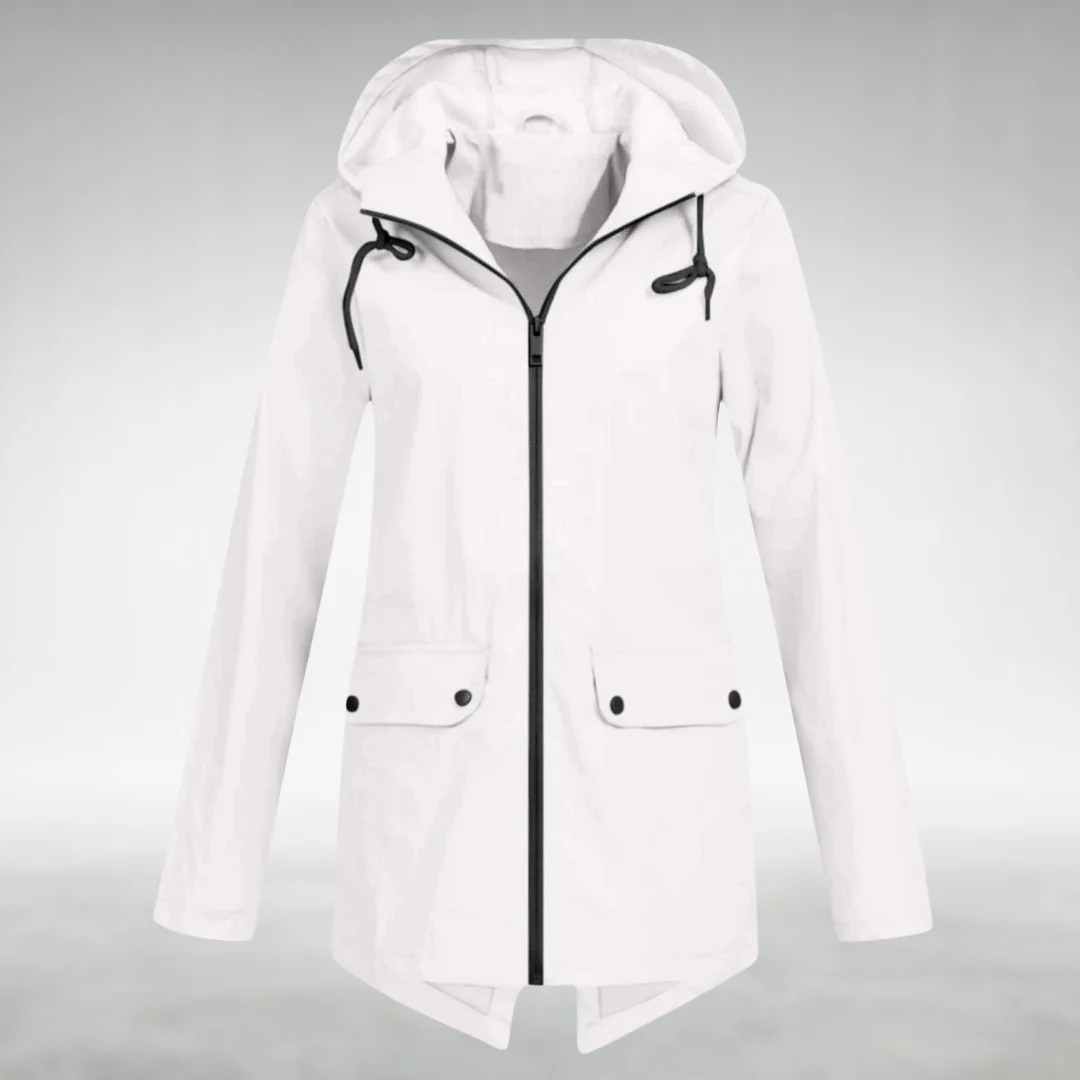 Veste coupe-vent imperméable femme légère, idéale printemps/automne. Protection pluie stylée pour vêtements femme.