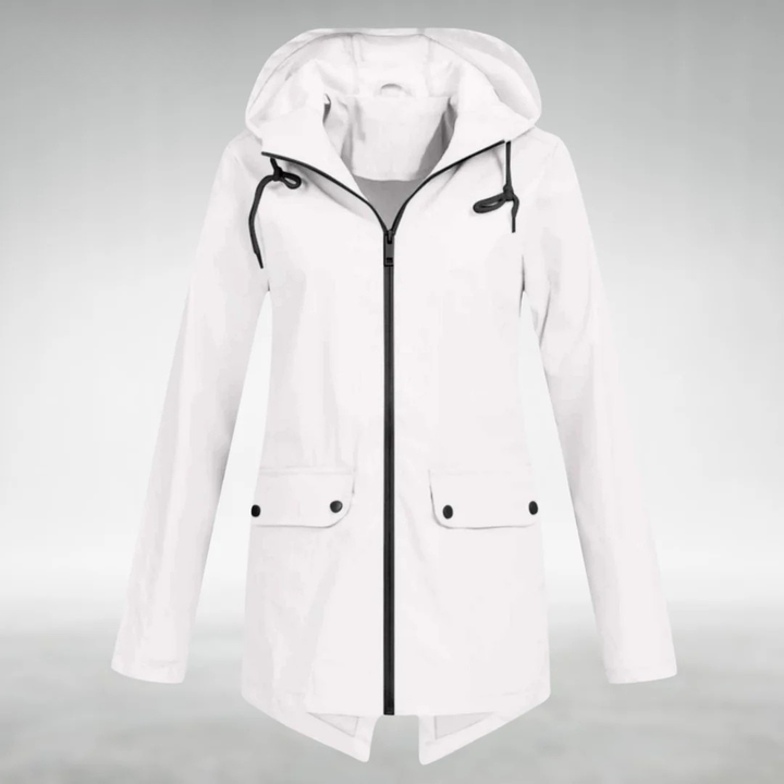 Veste coupe-vent imperméable femme légère, idéale printemps/automne. Protection pluie stylée pour vêtements femme.