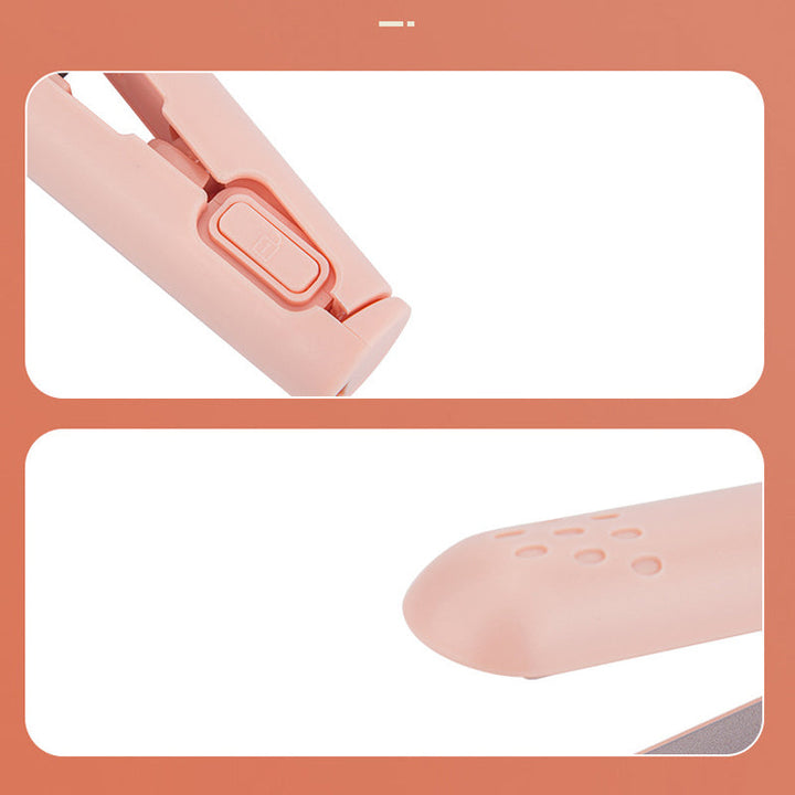 Créez des boucles souples avec le mini fer à boucler Lina. Outil portable, idéal pour coiffure femme.