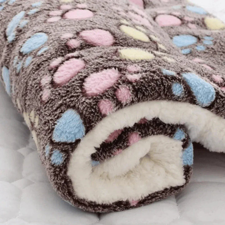 Tapis douillet et apaisant. Accessoire de lit pour chien et chat, effet nuage, super doux.