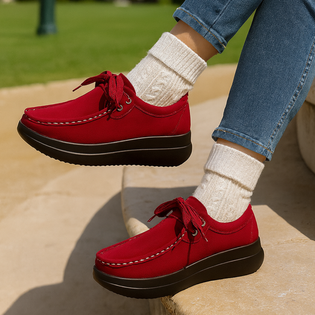 Chaussures femme antidérapantes, confortables et chaudes, parfaites pour l'hiver avec semelle anatomique.