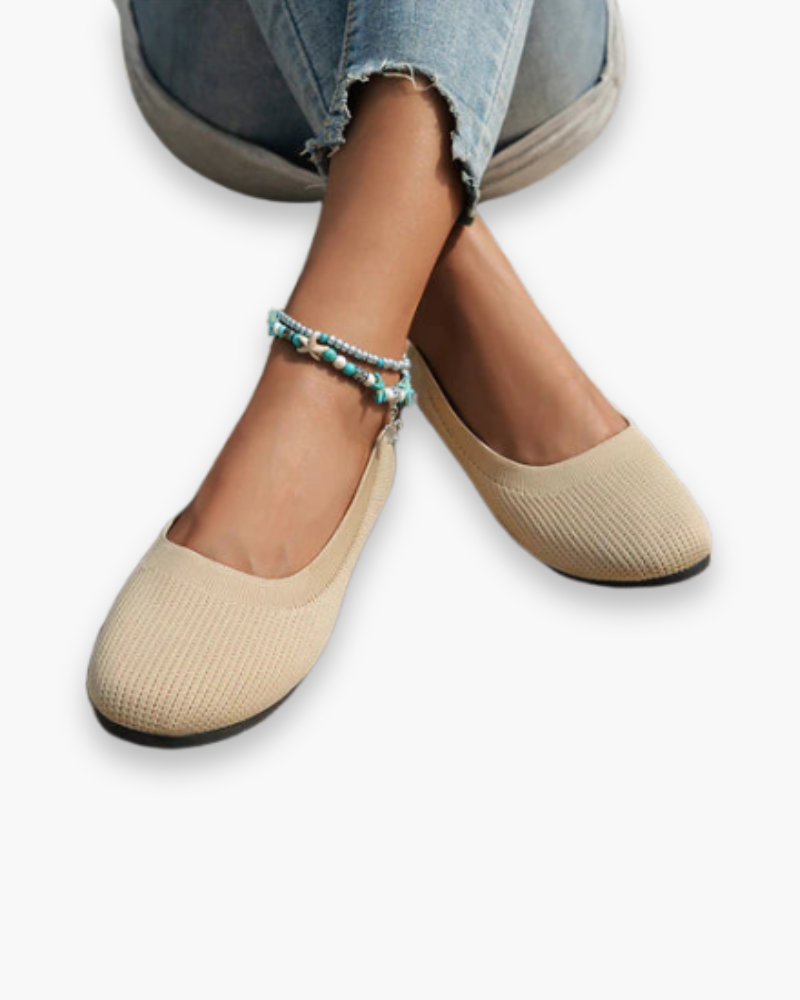 Ballerines femme en cuir souple, élégantes et confortables, idéales pour un bien-être quotidien et un style chic.