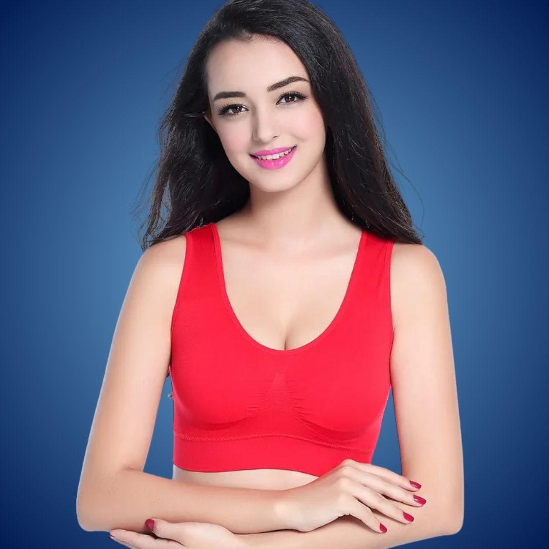 Soutien-gorge minimaliste sans coutures pour femmes, design épuré et confort léger au quotidien. Invisible.