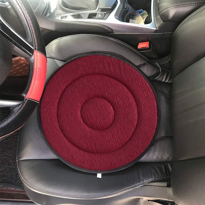 Accessoire confort : Coussin rotatif 360° ergonomique. Parfait pour voiture, bureau, maison, soutien du dos.
