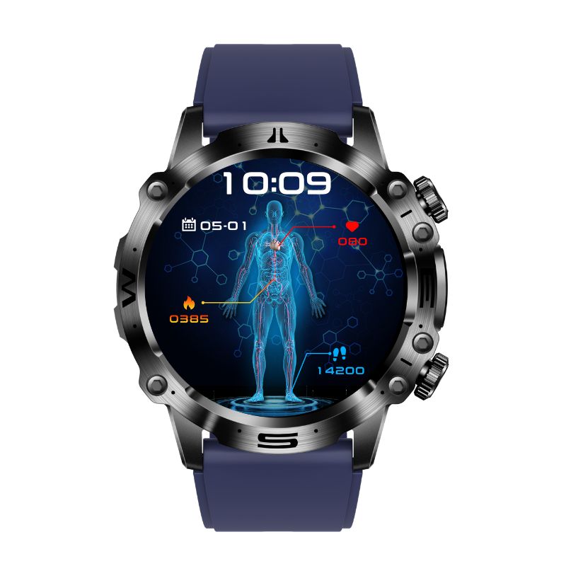 Présentation de la montre connectée sport santé pour homme et femme, solution complète pour le bien-être.