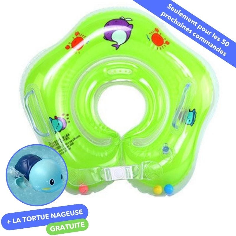 Collection de bouées bébé animaux (tortue, pingouin, baleine), jouets de bain stimulants et sécurisés.