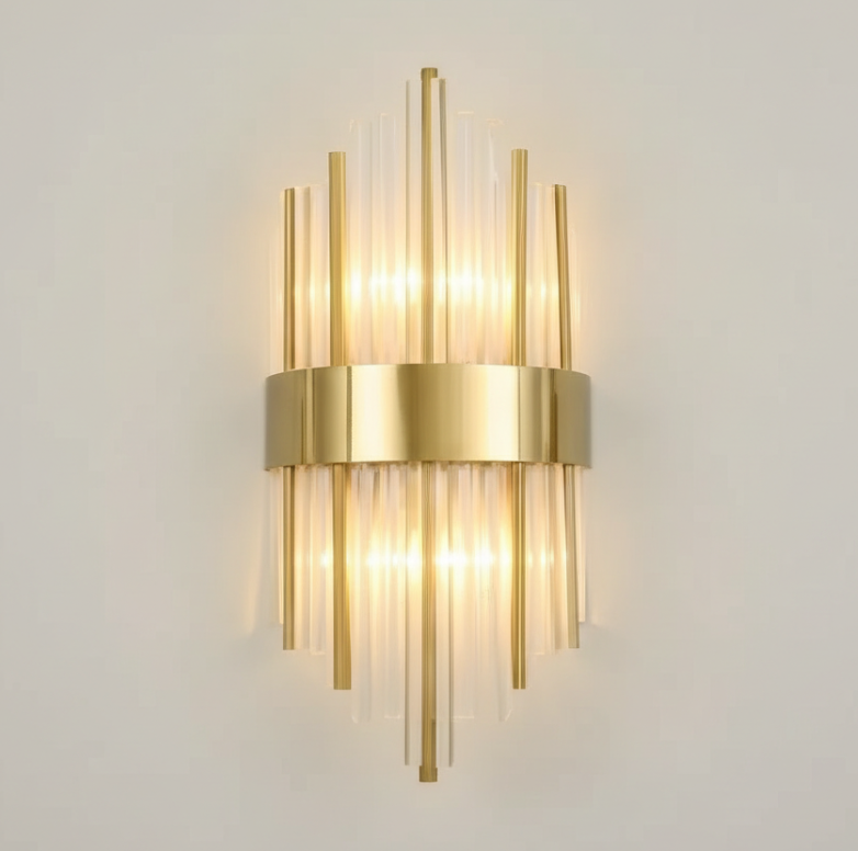 Lampe murale LED élégante noire, ajustable, pour décoration intérieure.