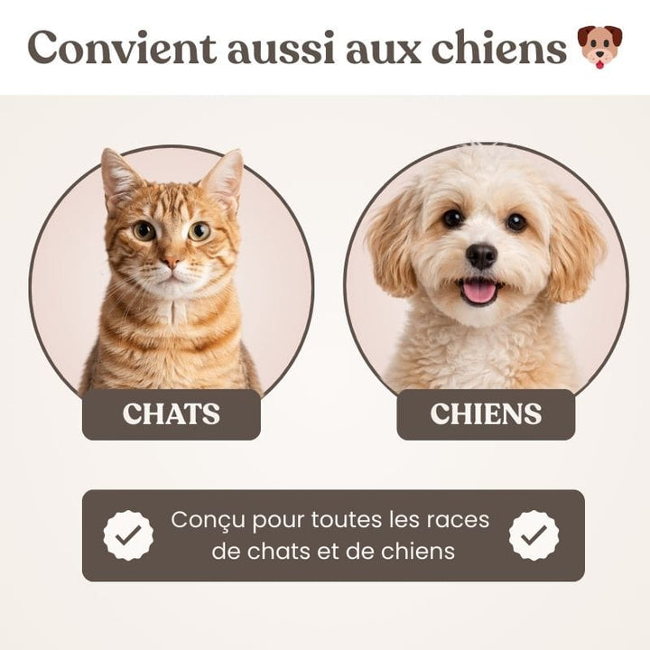 Accessoire de repos apaisant pour chiens et chats. Tapis super doux, réduit le stress.