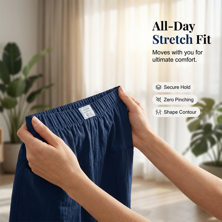 Style estival avec cette jupe short femme asymétrique, chic et léger, très confortable.