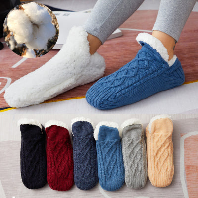 Chaussettes thermiques antidérapantes pour hommes et femmes, confort maximal et chaleur assurée.