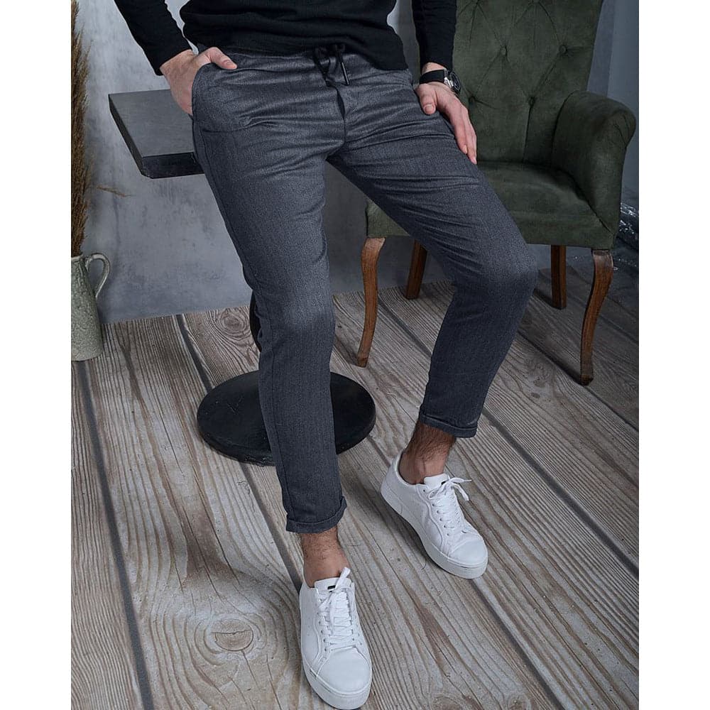 Herrjoggers, Slim Fit, Justerbar Midja