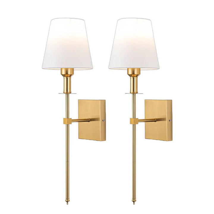 Lampes murales LED sans fil rechargeables (lot de 2) avec design moderne. Flexibilité pour intérieur/extérieur.