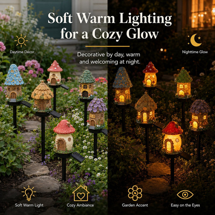 Lampe solaire champignon magique, éclairage LED pour jardin, transforme l'espace extérieur avec sa lumière.
