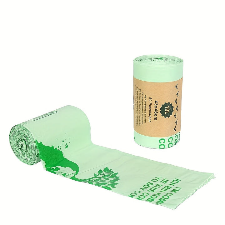 Sacs poubelle biodégradables cuisine, robustes et écologiques, gestion facile des déchets alimentaires.