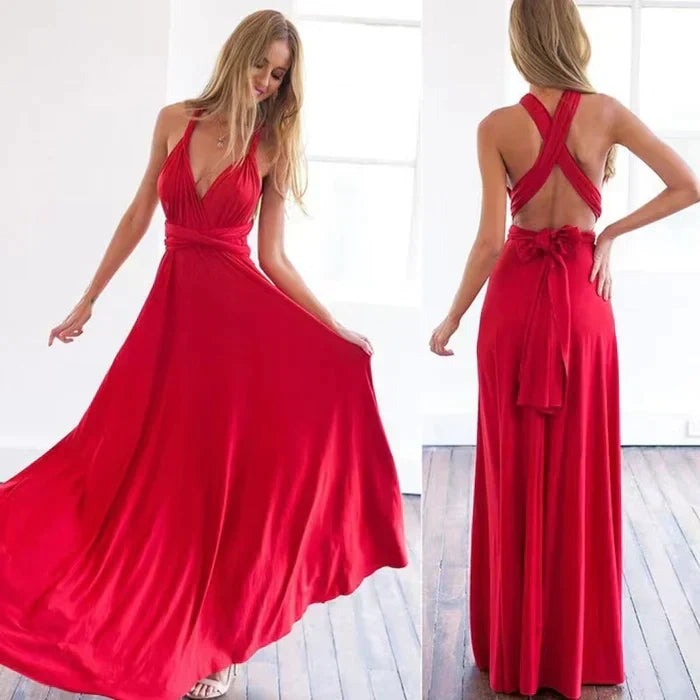 Robe maxi femme élégante, mode française, style ajustable pour un confort féminin et chic.