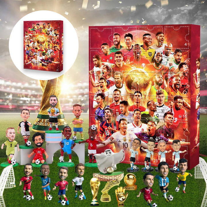 Le Calendrier de l'Avent Football 2025, des surprises inoubliables pour un Noël sportif et excitant.