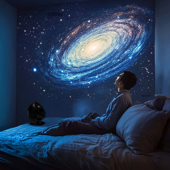 Immersion garantie avec ce projecteur ciel étoilé galaxie LED, pour un espace lumineux.