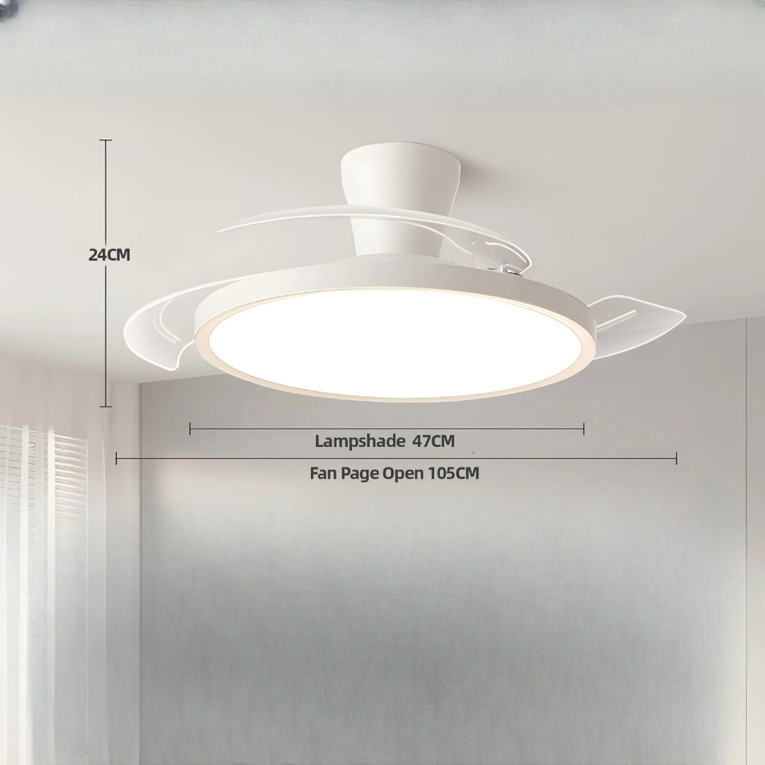 Ventilateur de plafond pour un refroidissement efficace et silencieux. Apporte confort et modernité à votre maison.