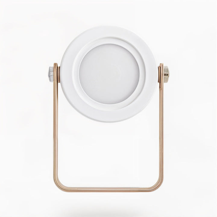 Lanterne LED dimmable rechargeable USB pour éclairage intérieur, design moderne, lumière blanc chaud.