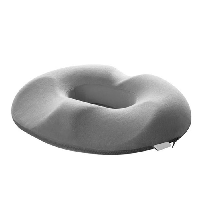 Coussin ergonomique femme/homme, confort assis prolongé, soulage douleur du coccyx et des hémorroïdes.