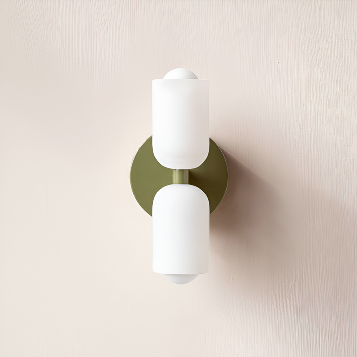 Lampe murale design DualGlow, double éclairage, parfaite comme élément décoratif moderne.