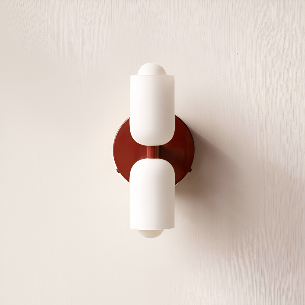 Luminaire mural moderne DualGlow, double lumière pour un éclairage d'appoint et décoratif.