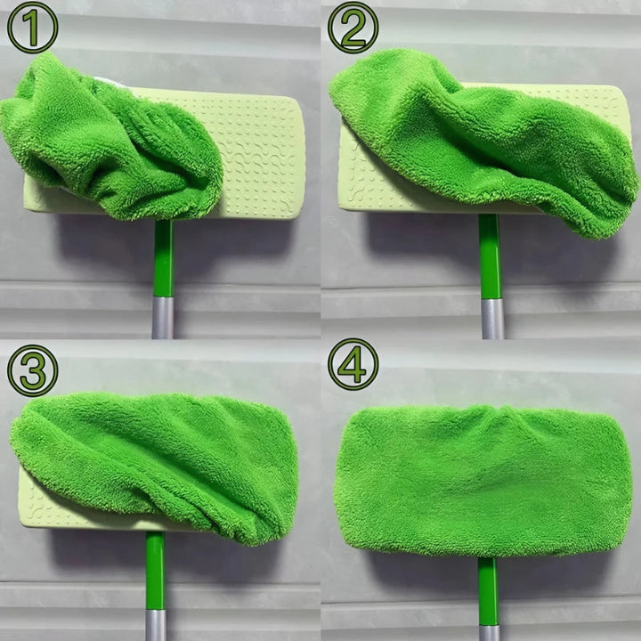 Lot de tampons SwiftClean en chenille microfibre, idéaux pour un entretien maison durable et des sols propres.