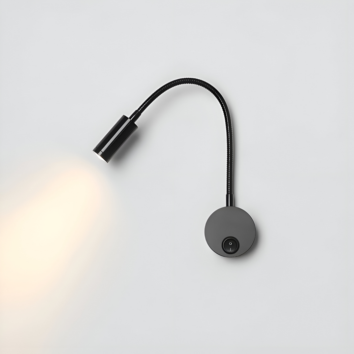 Applique murale LED moderne pour chambre, col de cygne ajustable, lumière d'appoint.