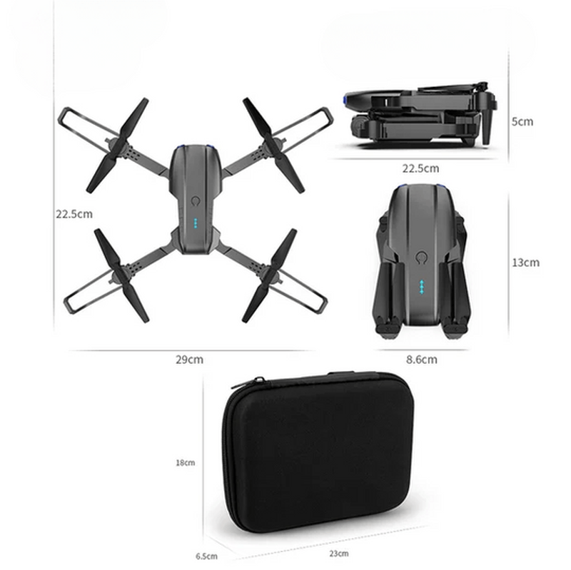 Vue aérienne capturée par le drone AeroPro 4K UHD, montrant la qualité d'image exceptionnelle.