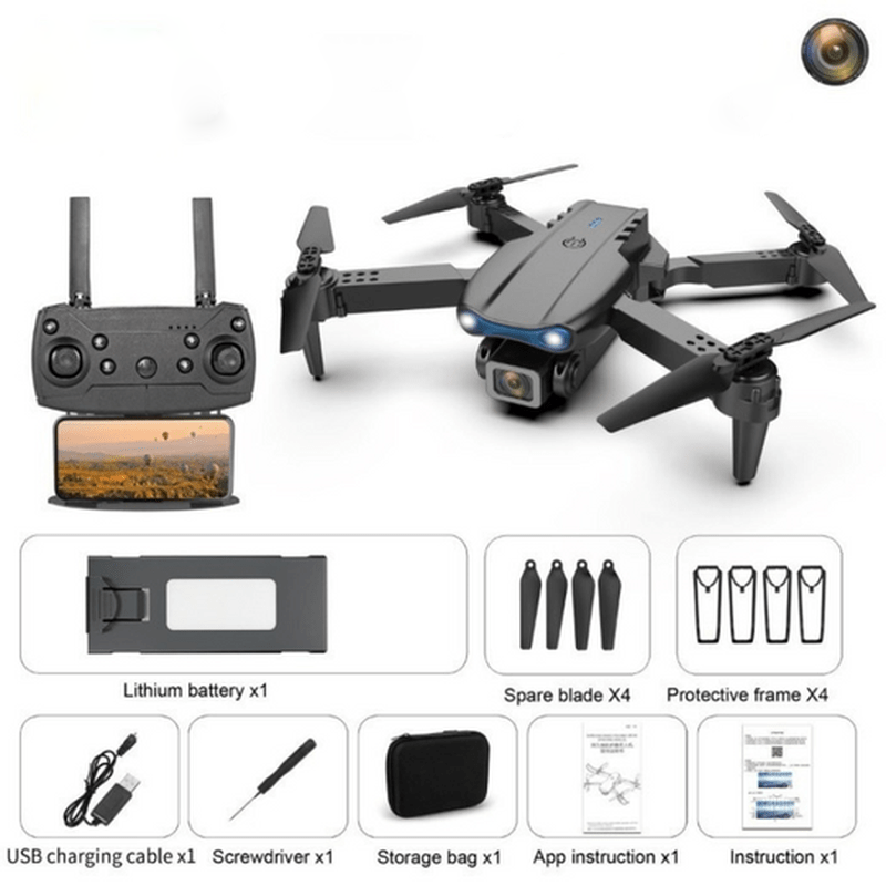 Manette de contrôle RC pour drone AeroPro, assurant un pilotage précis et une expérience de vol immersive.
