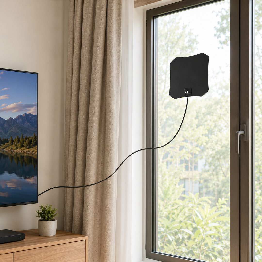 Qualité 4K garantie avec cette antenne HDTV intérieure pour un divertissement gratuit à domicile.