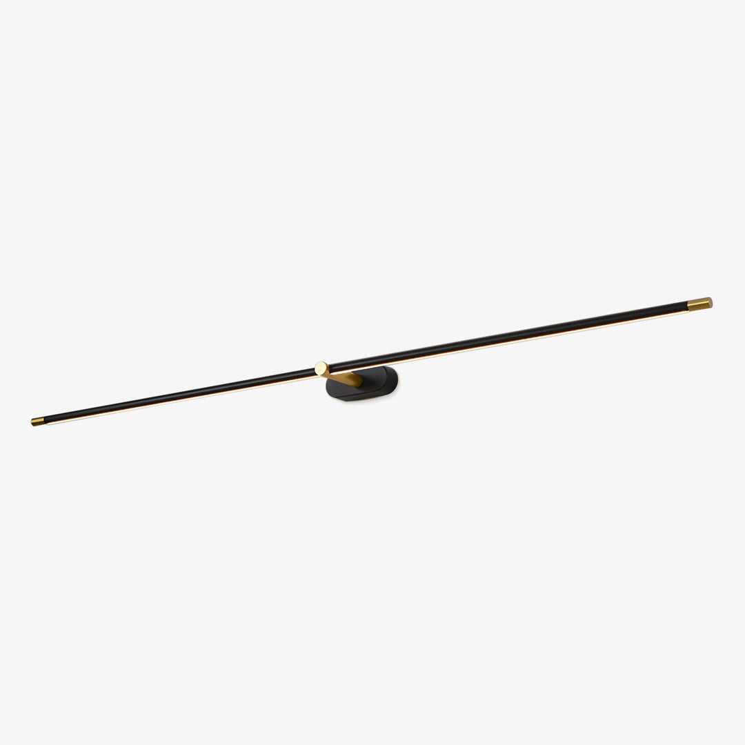 Applique murale LED linéaire rechargeable, sans fil, design élégant pour intérieur moderne.