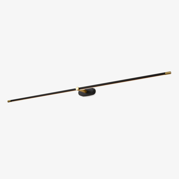 Applique murale LED linéaire rechargeable, sans fil, design élégant pour intérieur moderne.