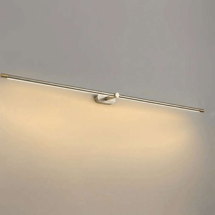Applique murale élégante, linéaire, LED, sans fil, parfaite pour une décoration épurée.