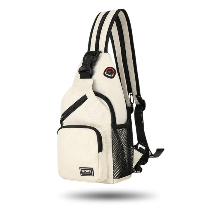Sac à épaule polyvalent en polyester, résistant à l'eau, parfait pour organisation quotidienne.
