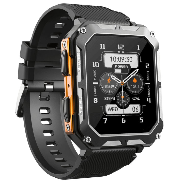 Montre connectée ArmorTime unisexe avec Bluetooth. Recevez appels et messages. Robuste, fiable, technologie avancée.