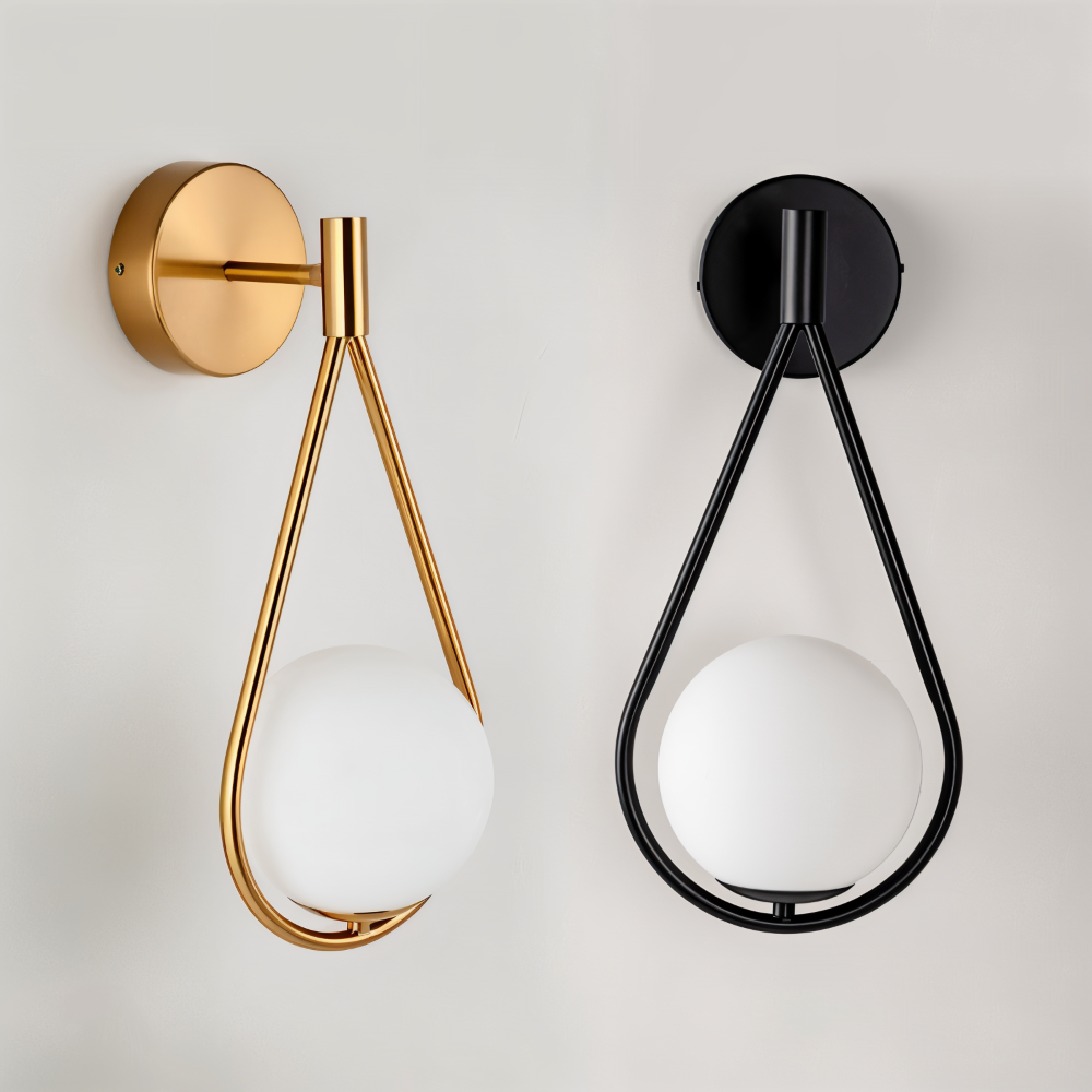 Applique murale Lumeira, luminaire design moderne. Lumière artistique E27 pour ambiance chic.