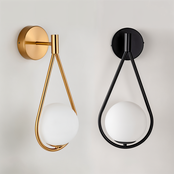 Applique murale Lumeira, luminaire design moderne. Lumière artistique E27 pour ambiance chic.