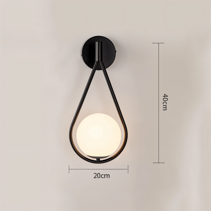 Luminaire Lumeira, applique murale contemporaine. Lumière artistique pour design intérieur de salon.