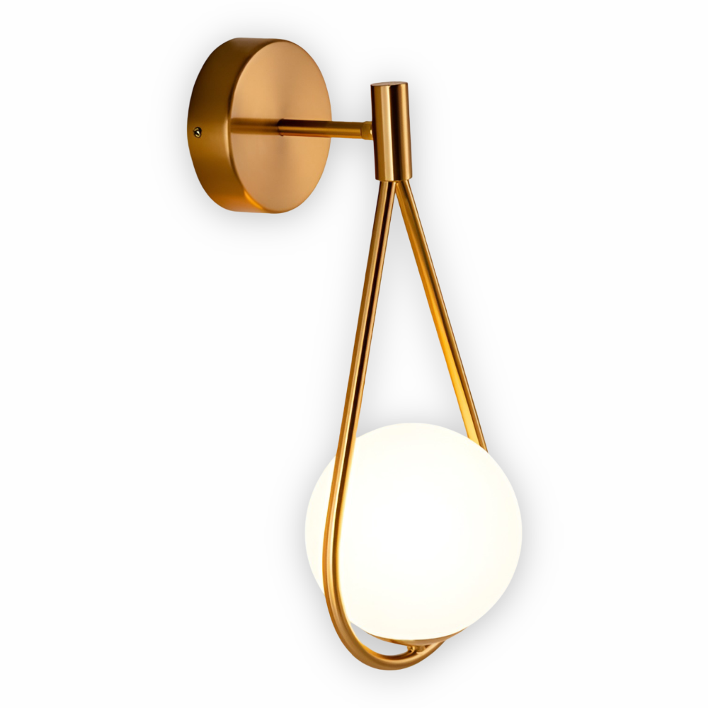 Applique Lumeira, éclairage moderne, laiton et noir. Design artistique pour lumière ambiante dans votre maison.