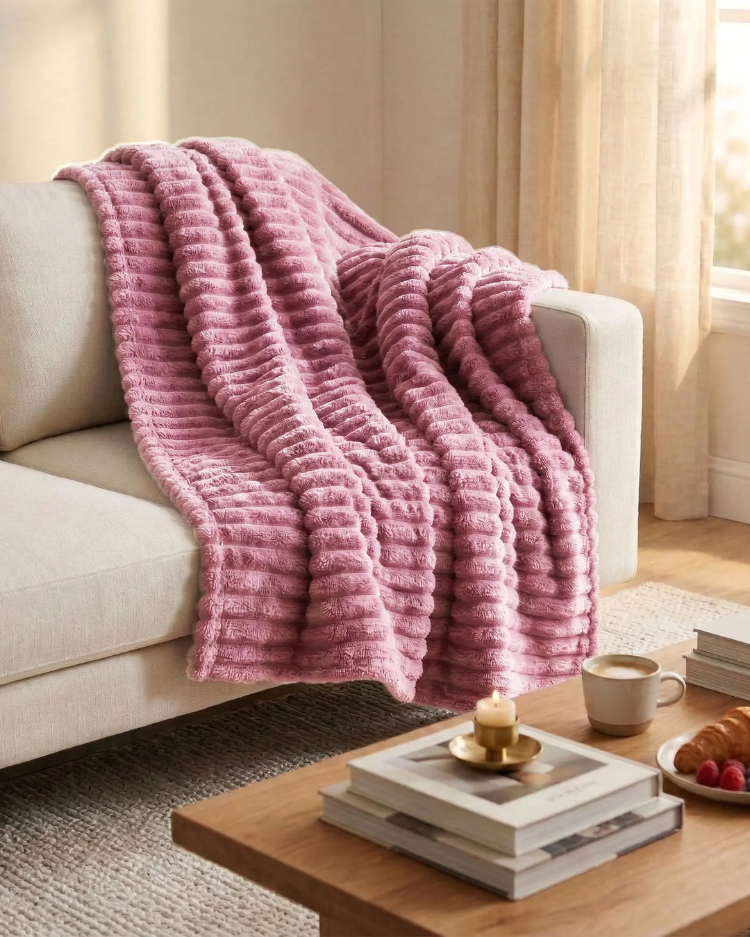 Couverture douce, pour un confort supérieur et une belle décoration.