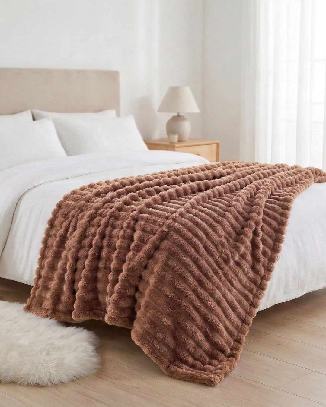 Textile doux, moelleux et facile à vivre, idéal pour les maisons occupées.